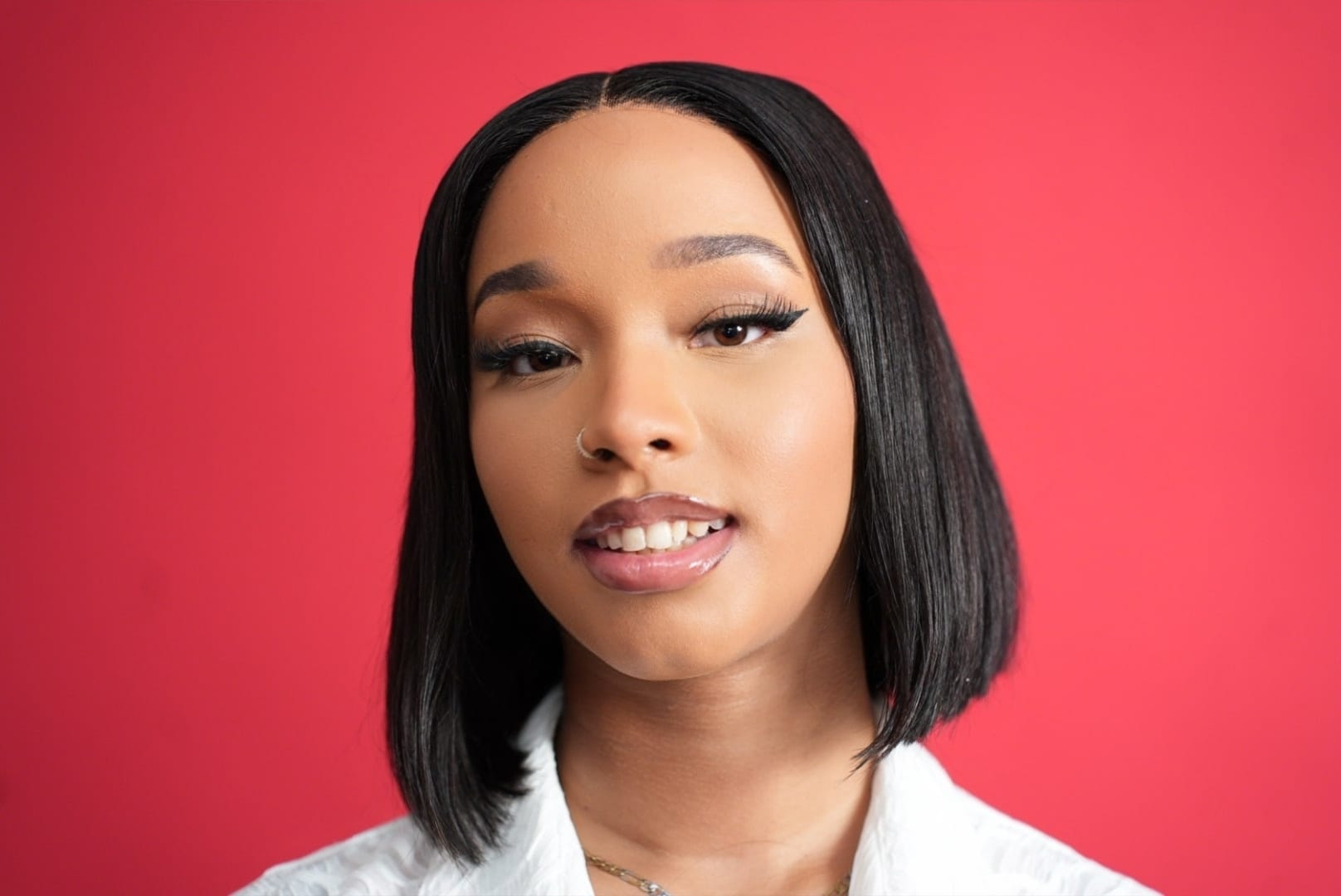 La Nina - Perruque Femme Noire Lisse 8" | Lace Wig Courte Naturelle