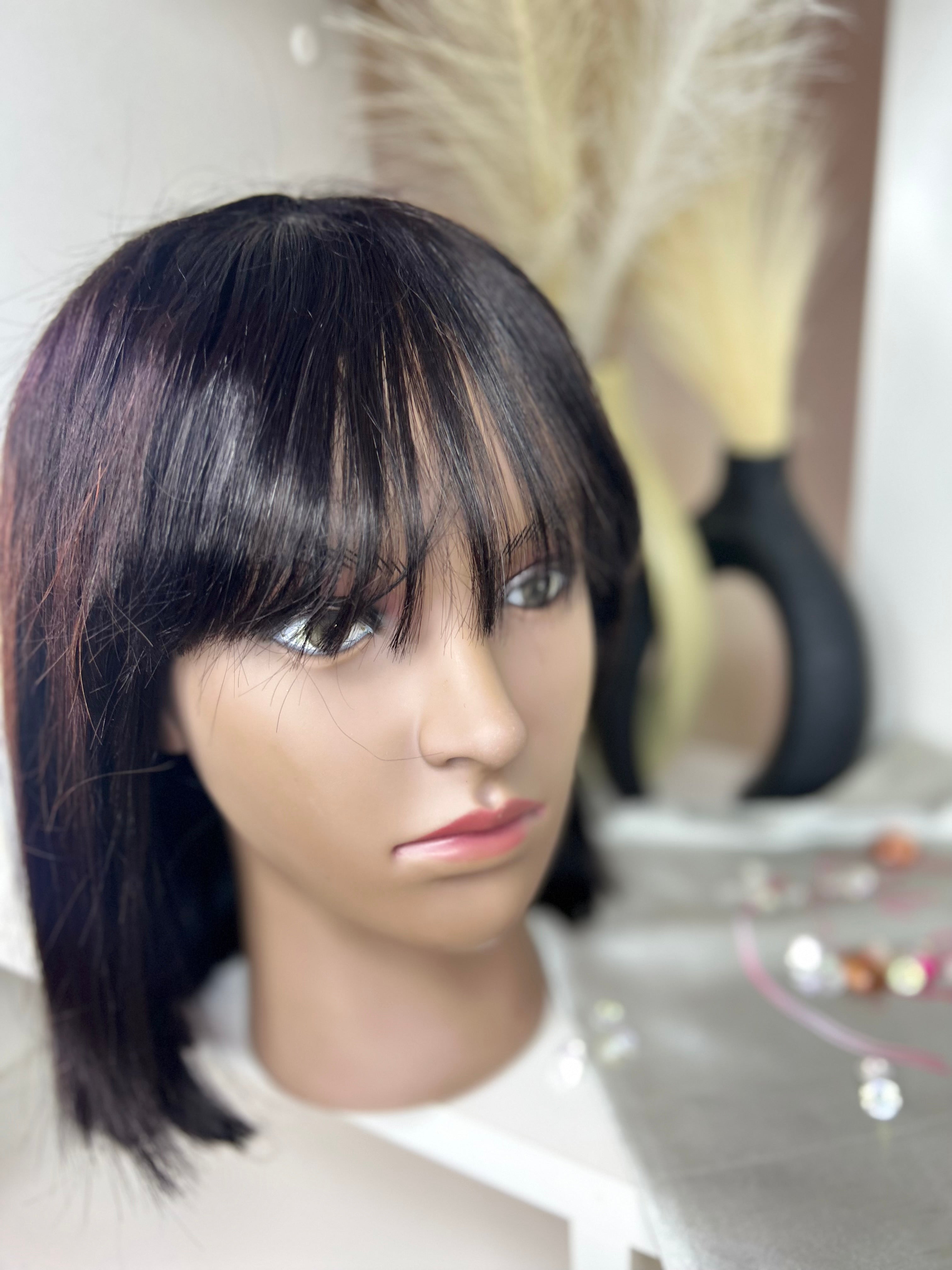 Christy Naturel - Perruque Femme Noire Lisse 12" | Lace Wig Naturelle HD